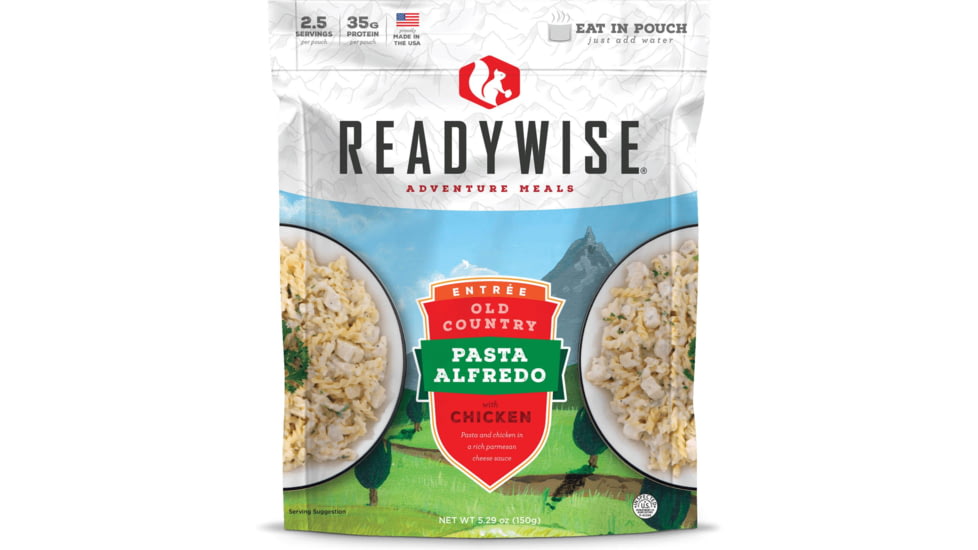 ReadyWise Pasta Alfredo w/ Chicken, 6 Pack, RW05-807