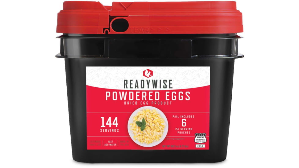 ReadyWise Emergency Freeze Dried Powdered Eggs, 144 Servings, RW05-516