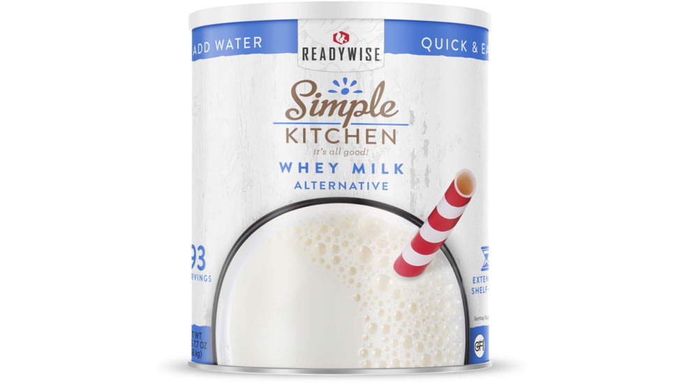 ReadyWise Simple Kitchen Whey Milk Alternative - 93 Serving Can, White, RWSKCN03-018