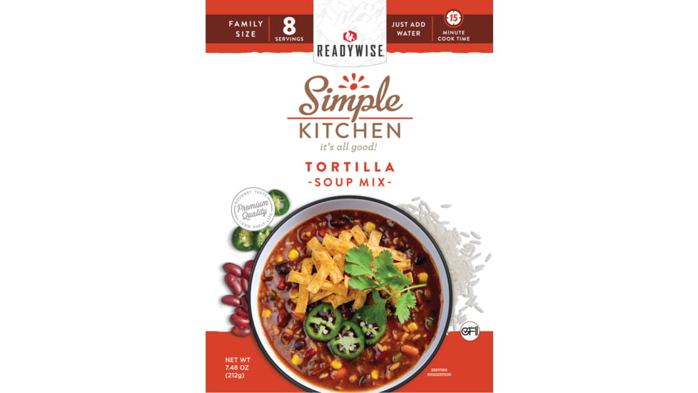 ReadyWise Tortilla Soup Mix, 6 Pack, RWSK05-063