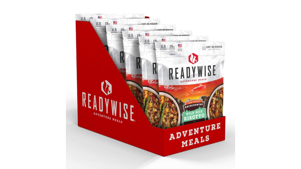 ReadyWise Wild Rice Risotto with Vegetables, 6 Pack, RW05-800
