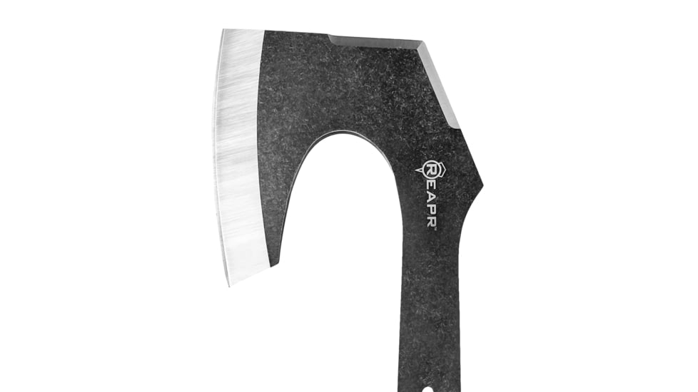 Reapr 3PC Chuck Axe Blade Knife, 3.625in, 3Cr13 Stainless Steel, Stone Wash, Black, CTLR-030-GRY-RPR