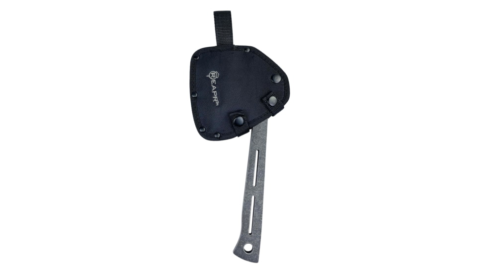 Reapr 3PC Chuck Axe Blade Knife, 3.625in, 3Cr13 Stainless Steel, Stone Wash, Black, CTLR-030-GRY-RPR