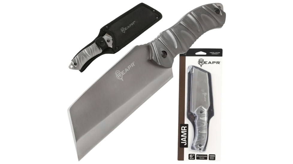 Reapr JAMR Fixed Blade Knife, 6in, Stainless Steel, Satin Stainless, 11012