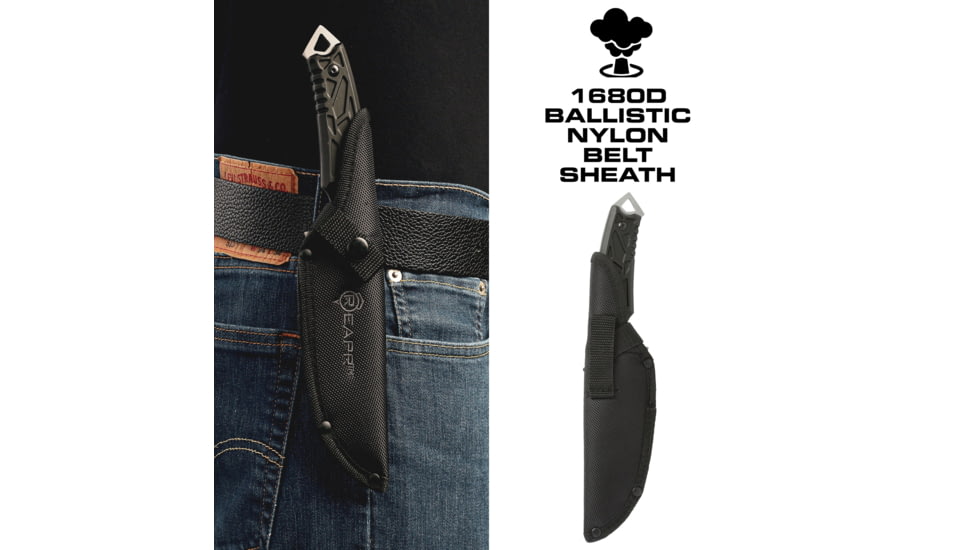 Reapr Javelin Fixed Blade Knife, 5in, 420 Stainless Steel, Satin Stainless, 11011