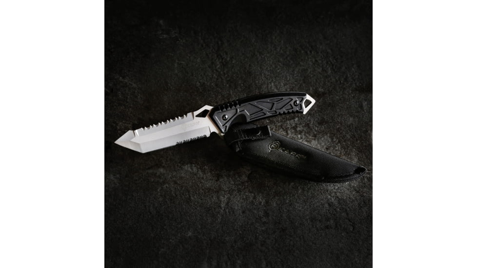 Reapr Javelin Fixed Blade Knife, 5in, 420 Stainless Steel, Satin Stainless, 11011