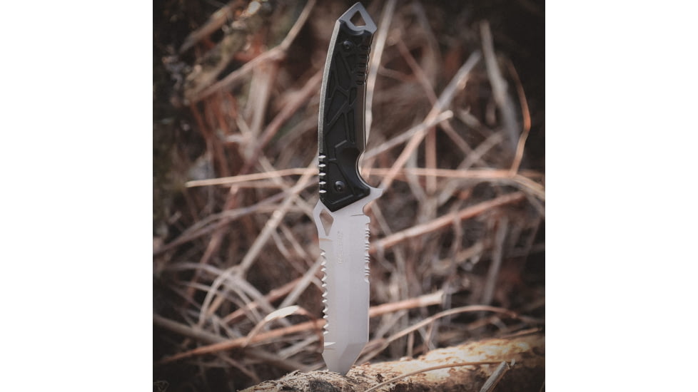 Reapr Javelin Fixed Blade Knife, 5in, 420 Stainless Steel, Satin Stainless, 11011