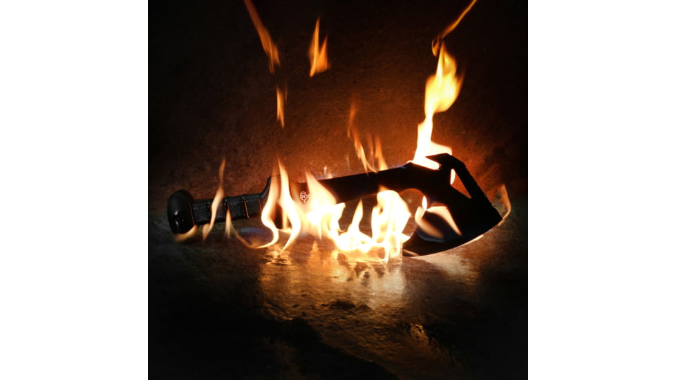 Reapr Meridius Battle Axe, 5.75in, 420 Stainless Steel, Black Oxide, 11020