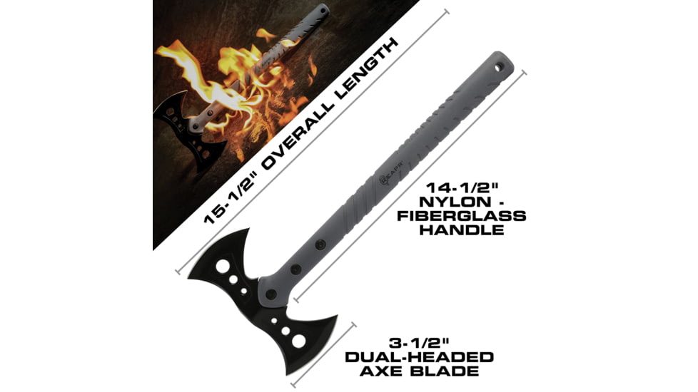 Reapr Sidewinder Double Axe, Stainless Steel, 11779