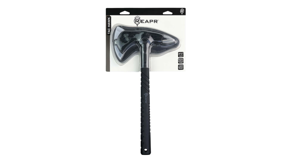Reapr Tac Hawk Axe Blade Knife, 7.5in, 3Cr13 Stainless Steel, Black, Black, CTLR-011-BLK-RPR