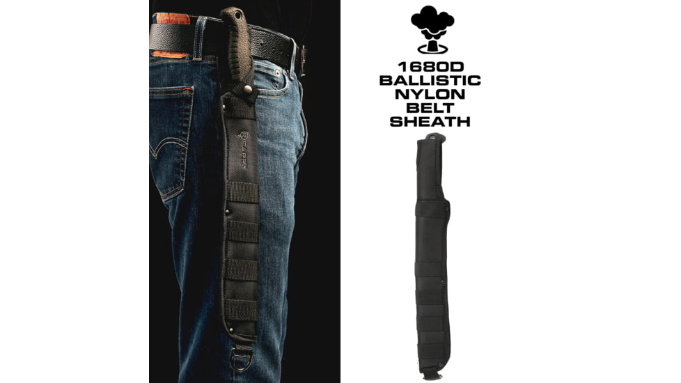 Reapr TAC Jungle Fixed Blade Knife, 11in, 420 Stainless Steel, Satin Stainless, 11006