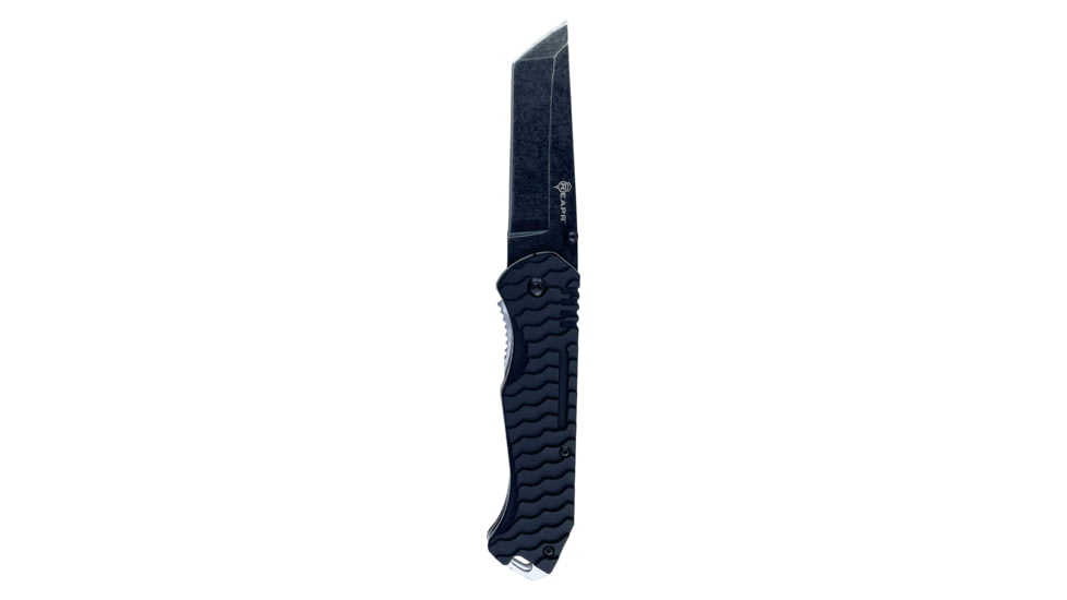 Reapr Tac Tanto Set Fixed Blade Knife, Fixed 4.75, Folding 3.25in, 3Cr13 Stainless Steel, Black, Black, CTLR-017-BLK-RPR
