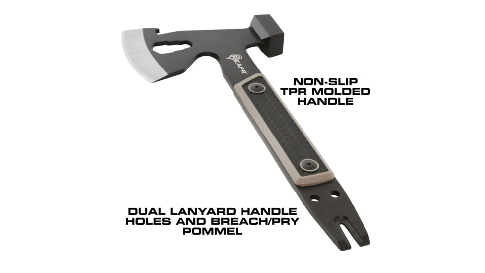 Reapr Versa Camp Axe, 420 Stainless Steel, Black Powdercoated, 11014