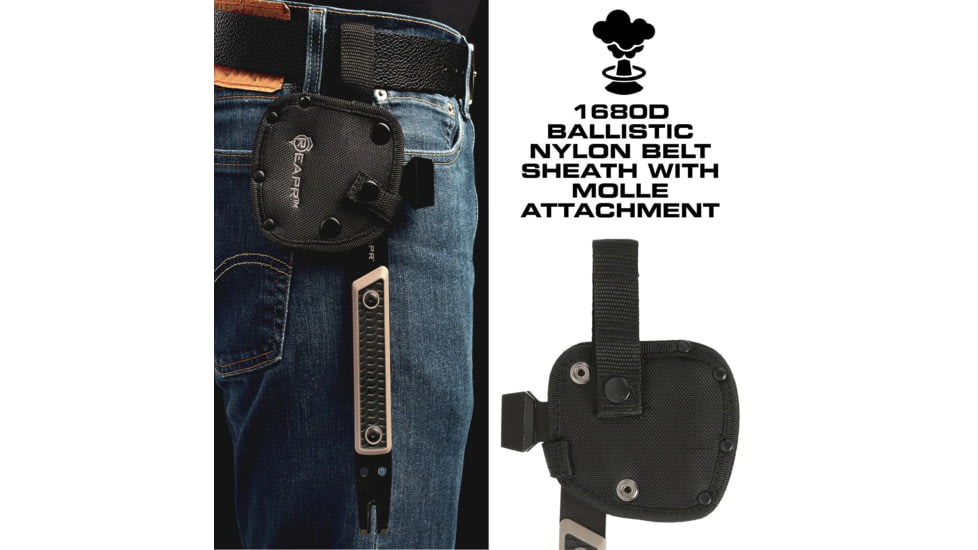 Reapr Versa Camp Axe, 420 Stainless Steel, Black Powdercoated, 11014