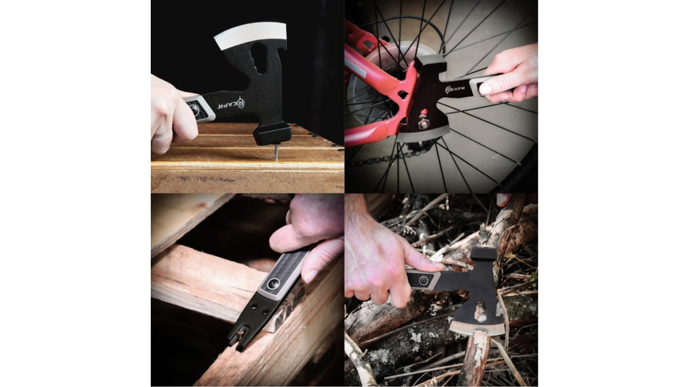 Reapr Versa Camp Axe, 420 Stainless Steel, Black Powdercoated, 11014