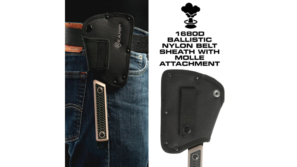 Reapr Versa CLEAVR, 5in, Stainless Steel, Black Powdercoated, 11016