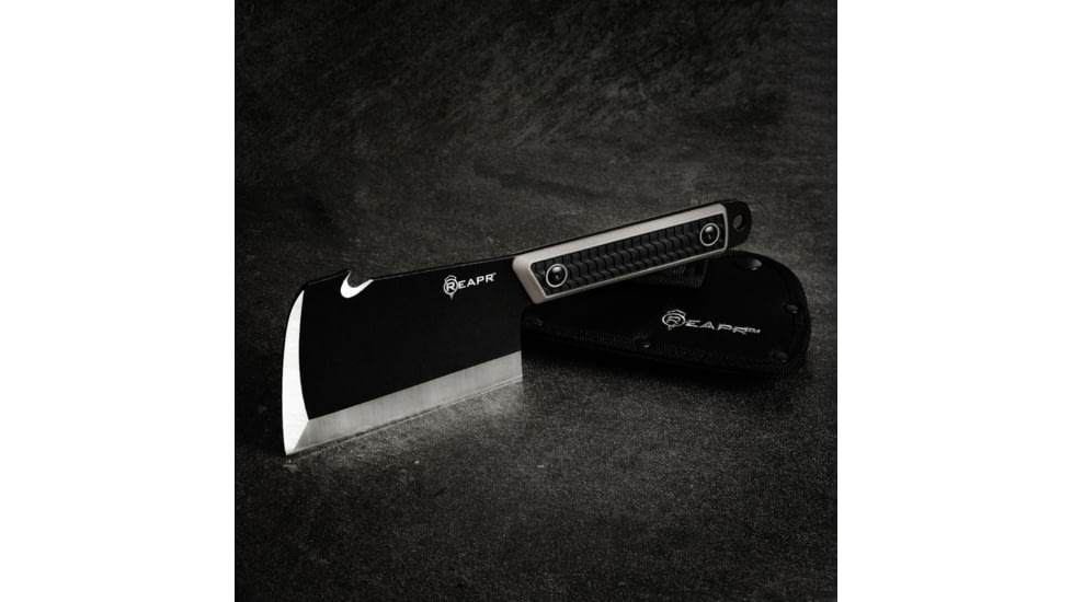 Reapr Versa CLEAVR, 5in, Stainless Steel, Black Powdercoated, 11016