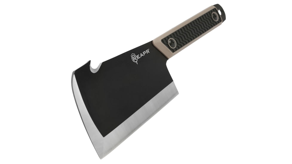 Reapr Versa Cleavr Fixed Blade Knife, 5in, 420 Stainless Steel, Black, 11016