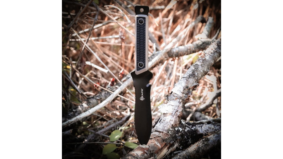 Reapr Versa Hori Hori Fixed Blade Knife, 6.5in, 420 Stainless Steel, Black Powdercoated, 11017