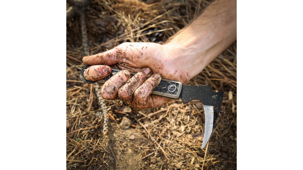 Reapr Versa Karambit Fixed Blade Knife, 3-1/2in, 420 Stainless Steel, Talon Blade, Black / Desert Tan, 11031