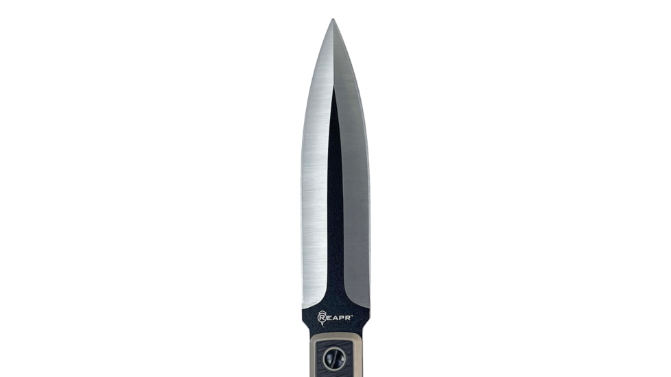 Reapr Versa Spear Dagger Fixed Blade Knife, 6.5in, 3Cr13 Stainless Steel, Black, Black, CTLR-022-TAN-RPR