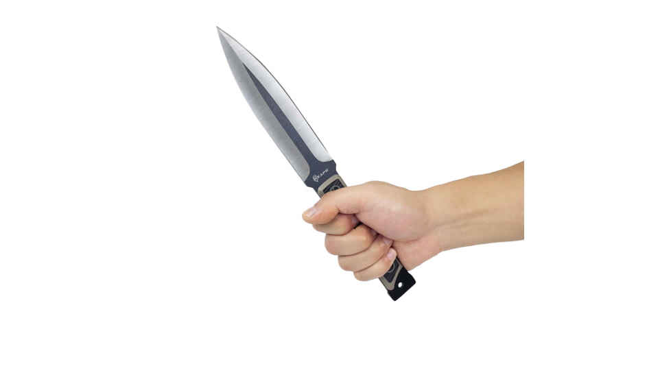 Reapr Versa Spear Dagger Fixed Blade Knife, 6.5in, 3Cr13 Stainless Steel, Black, Black, CTLR-022-TAN-RPR
