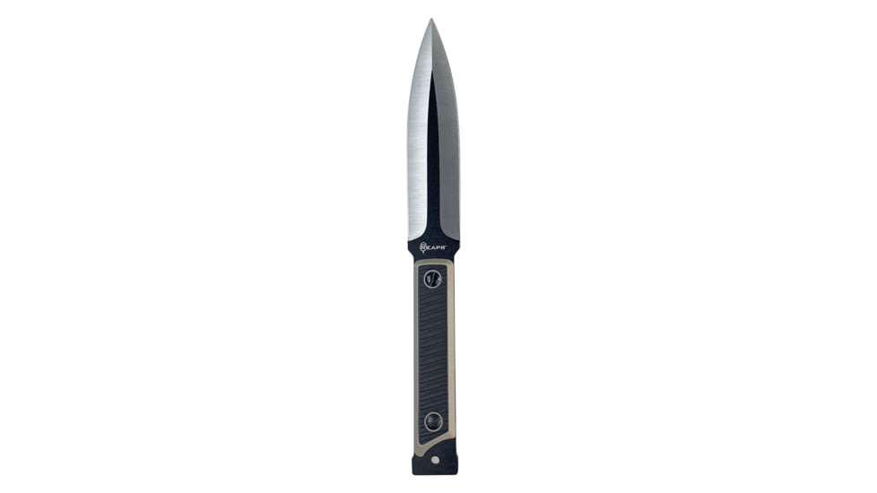 Reapr Versa Spear Dagger Fixed Blade Knife, 6.5in, 3Cr13 Stainless Steel, Black, Black, CTLR-022-TAN-RPR