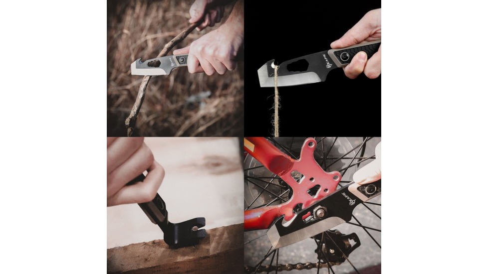 Reapr Versa TAC Pry Bar, 420 Stainless Steel, Black Powdercoated, 11015