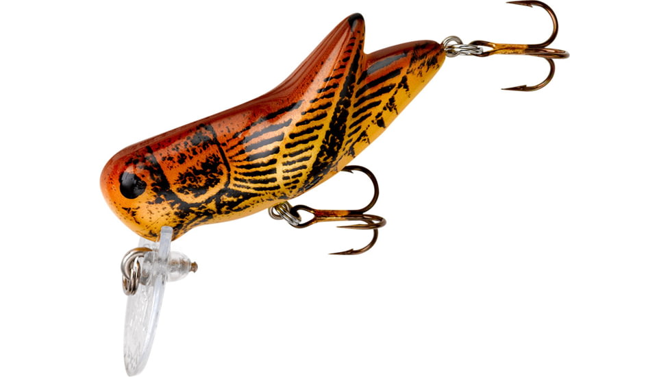 Rebel Lures Rebel Big Hopper, Brown Cricket, 1 3/4in, 1/4oz, F73M95