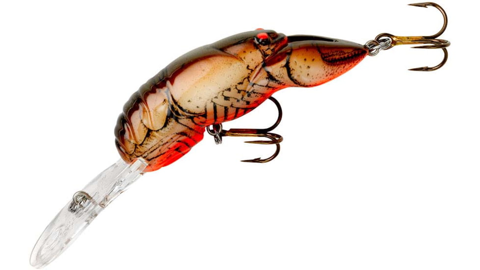 Rebel Lures Rebel Deep Wee Crawfish Lure 2 3/8in, 3/8 oz, Floating, Brown, D7675
