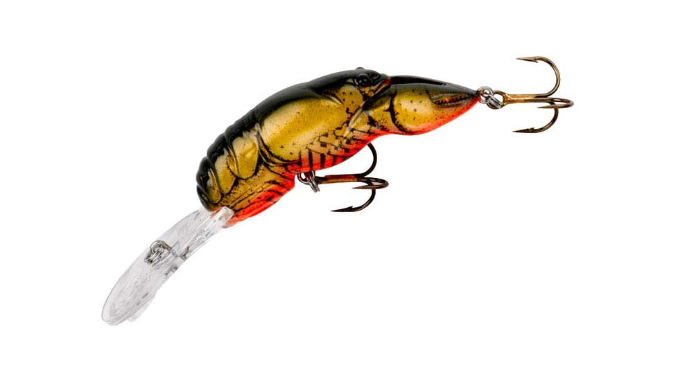 Rebel Lures Rebel Deep Wee Crawfish Lure 2 3/8in, 3/8 oz, Floating, Moss Crawfish, D7684
