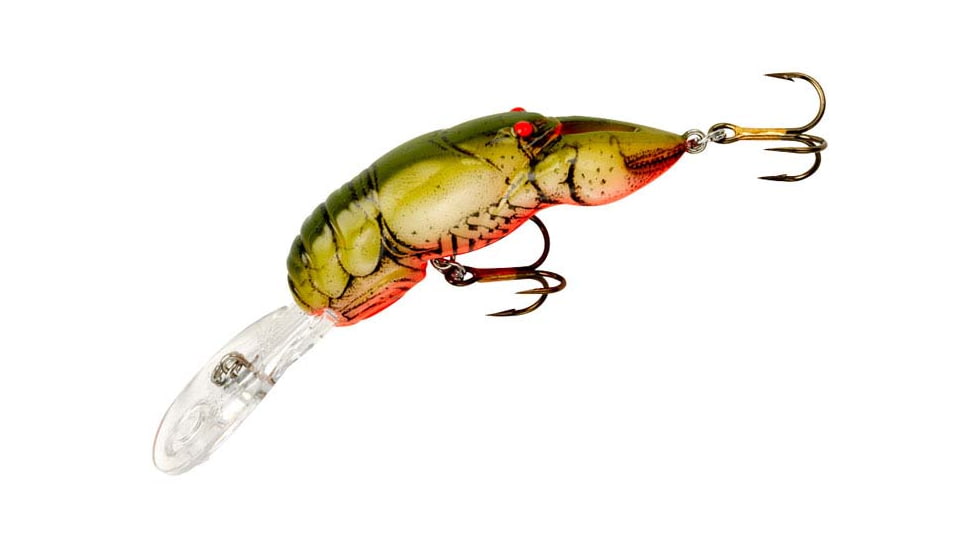 Rebel Lures Rebel Deep Wee Crawfish Lure 2 3/8in, 3/8 oz, Floating, Stream Crawfish, D7660