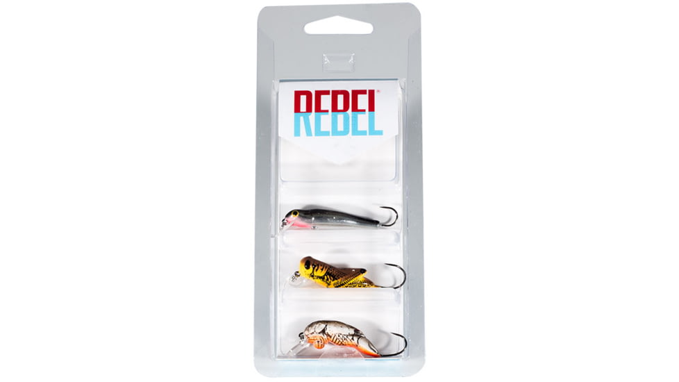 Rebel Lures Rebel Micro Critter 2, 1/16 oz, PK3MICRO2