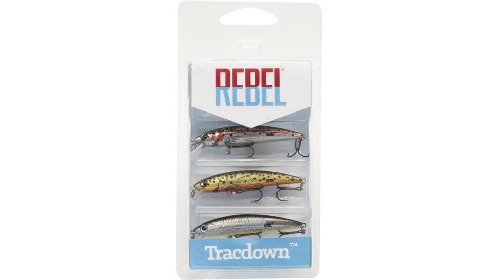 Rebel Lures Rebel Triple Threat Tracdown, Ghost Minnow, PK3RB7