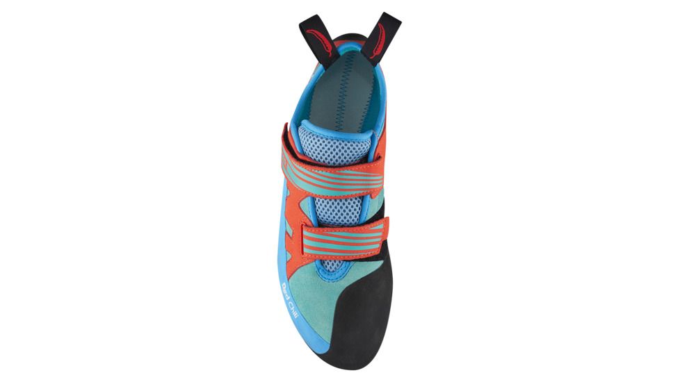 Red Chili Charger Climbing Shoes - Mens, Turquoise/Orange, 6 350610503810