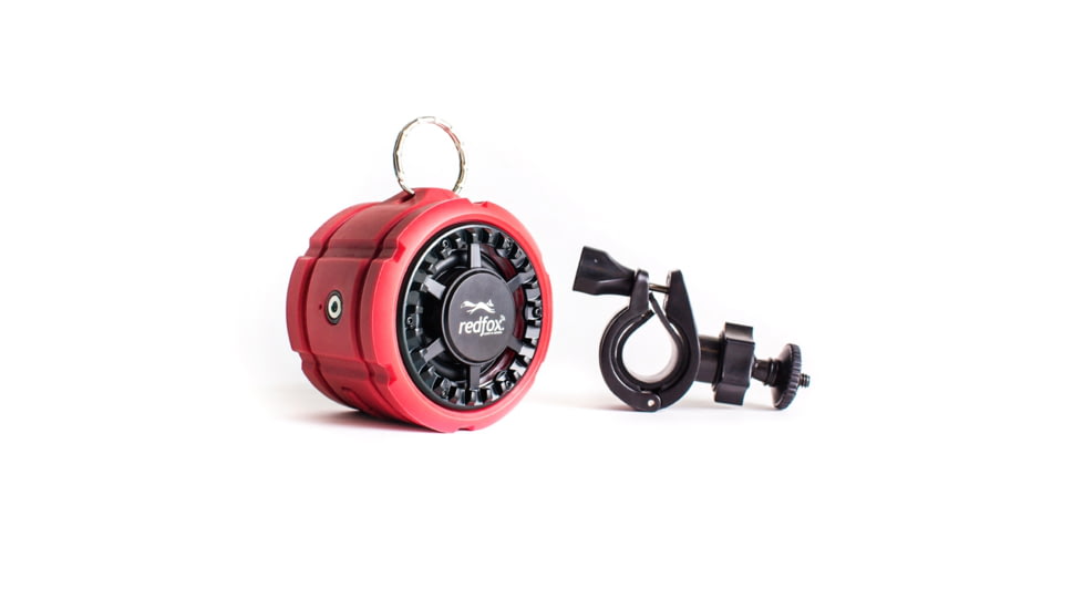 Red Fox Wireless Rover Waterproof Speaker + Bike Mount-Red