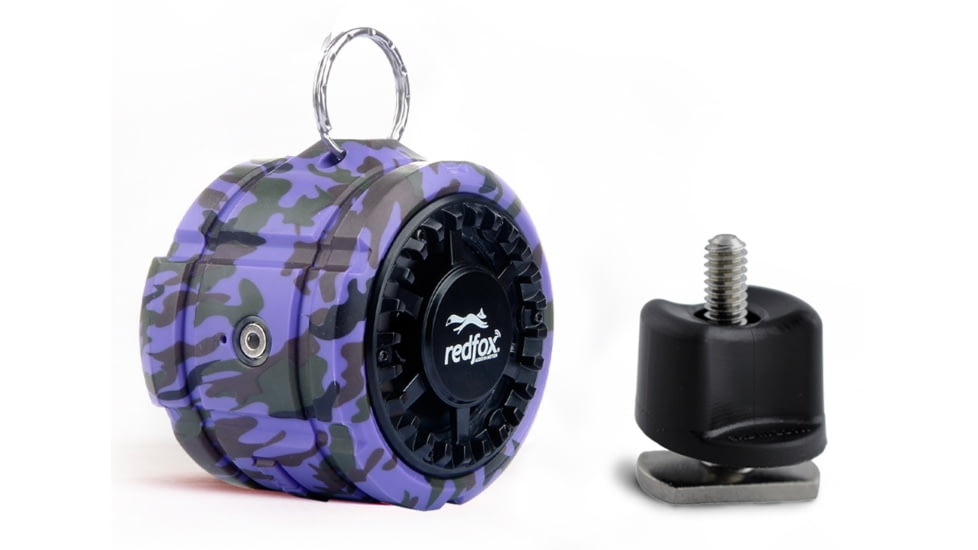 Red Fox Wireless Rover Waterproof Speaker + Gear Trac Mount-Urban Purple