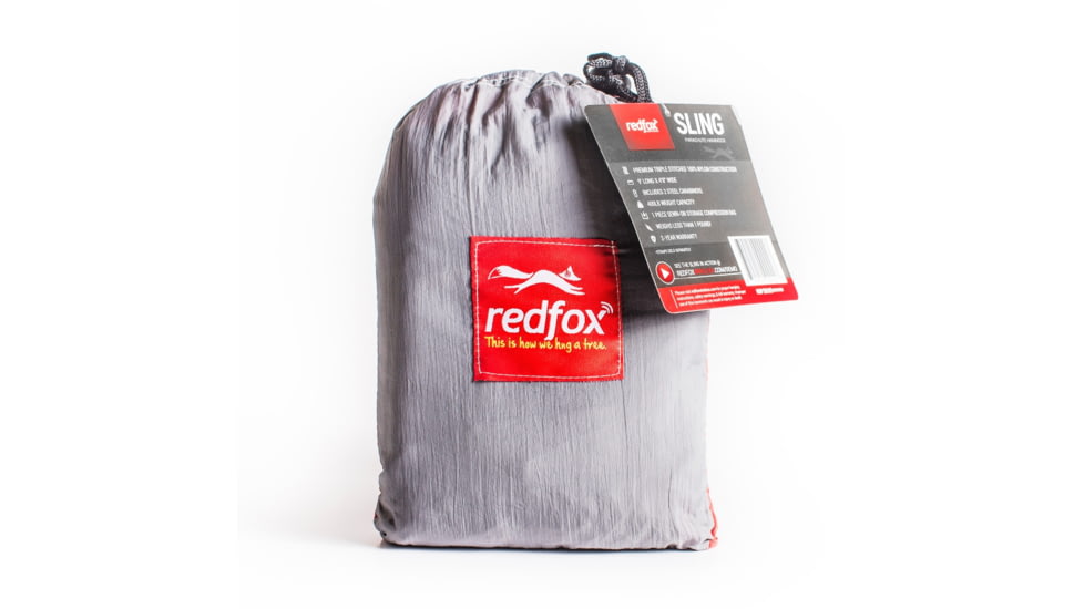Red Fox Wireless Sling Parachute Hammock-Grey/Orange