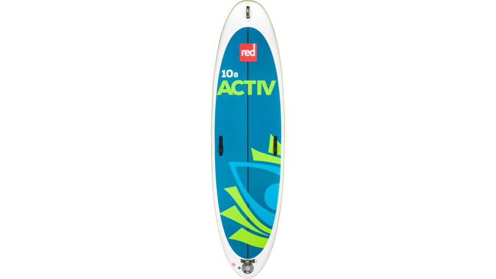 Red Paddle Co. 10'8 Activ Inflatable Stand Up Paddleboard-Blue/Green-10 ft 8 in