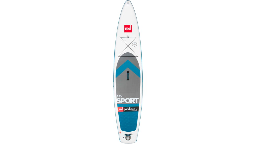Red Paddle Co. 12'6 Sport Inflatable SUP Board-White/Blue