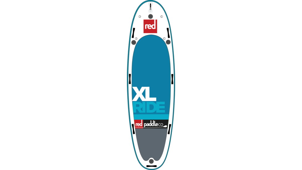 Red Paddle Co. 17'0 Ride XL Inflatable SUP Board-White/Blue