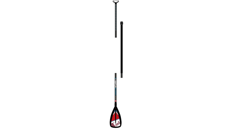 Alloy Vario Travel 3pc Paddle-Black-Adjustable