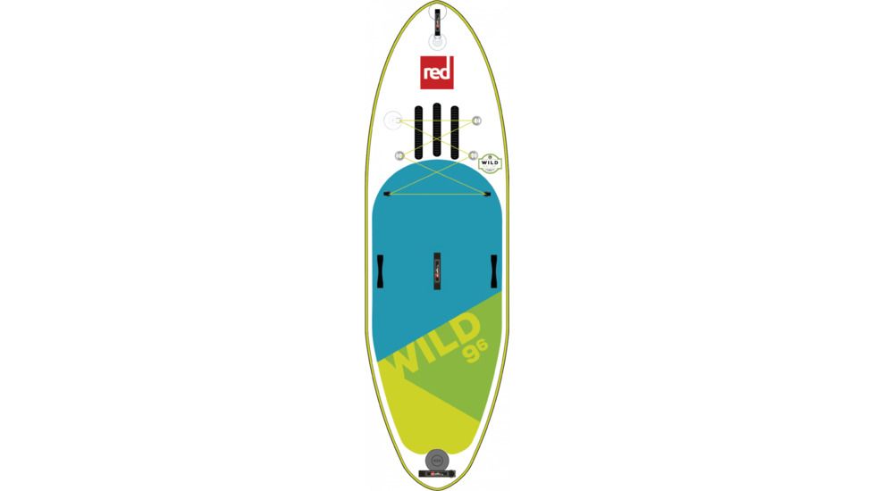 Red Paddle Co. WILD MSL Inflatable Board, 9 ft 6 in, 5060345323597