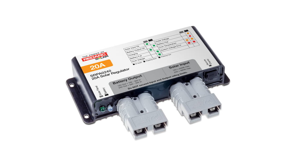 REDARC 20 Amp Solar Regulator, Anderson Connect, SRPA0240