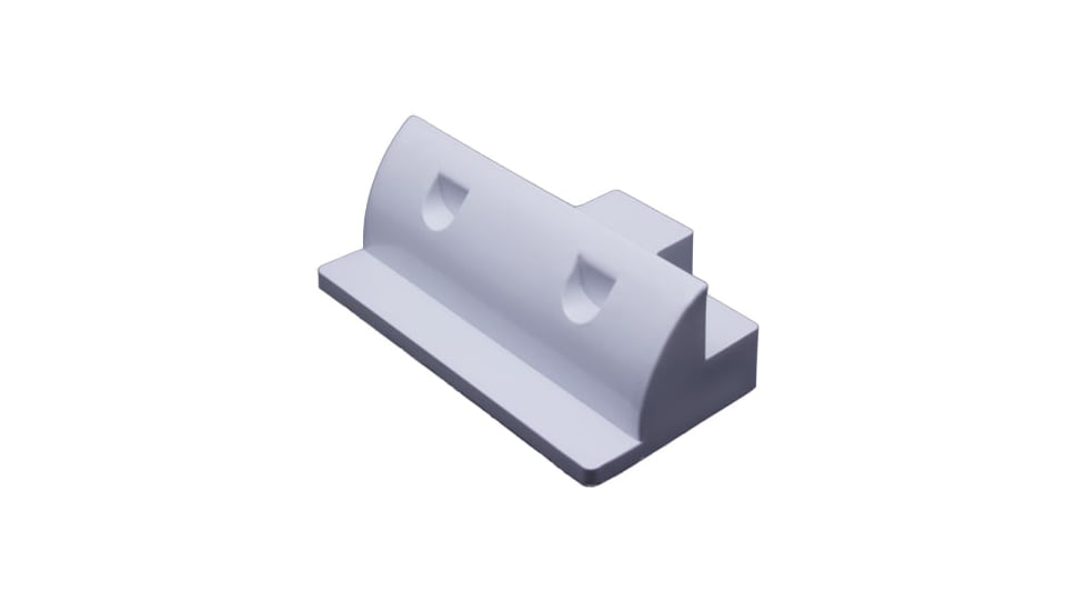 REDARC ABS Plastic Solar Panel Side Mount, 2PCS, SMI9002