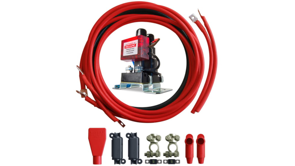 REDARC Smart Start Battery Isolator and Wiring Kit, 12V 100A, SBI12KIT