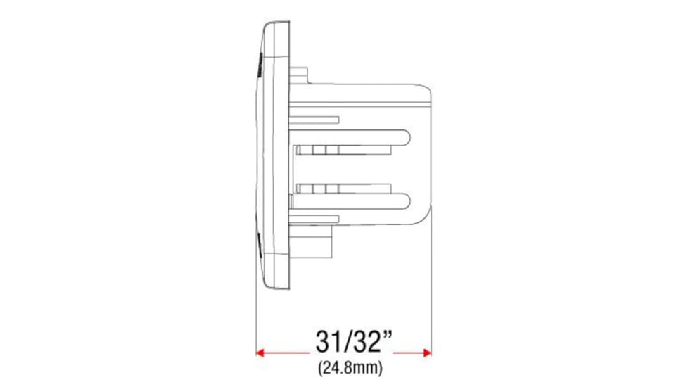 REDARC Tow-Pro Universal Mount, Switch Insert, TPSI-001