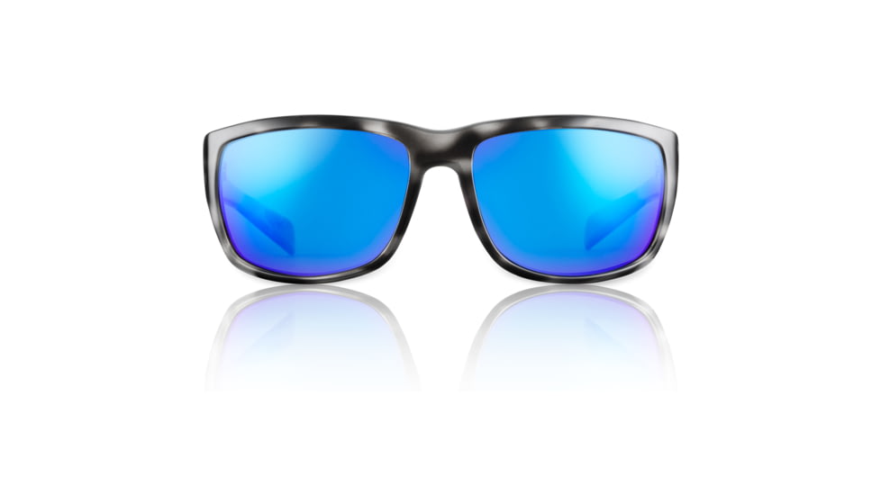 Redfin Polarized Amelia Sunglasses, Black Tortoise Frame, Coastal Blue Polarized Lens, One Size, 1507
