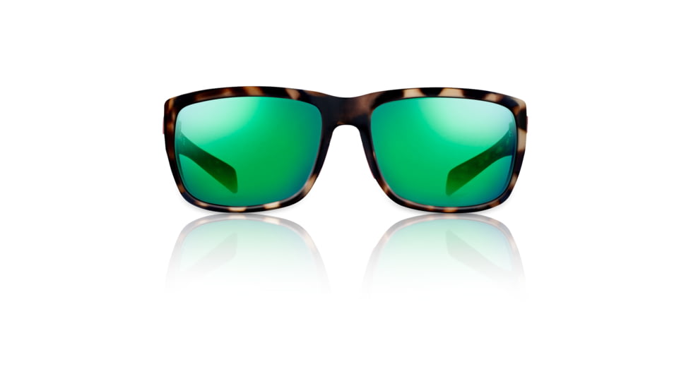 Redfin Polarized Amelia Sunglasses, Dock Tortoise Frame, Mangrove Frame, Green Polarized Lens, One Size, 1504