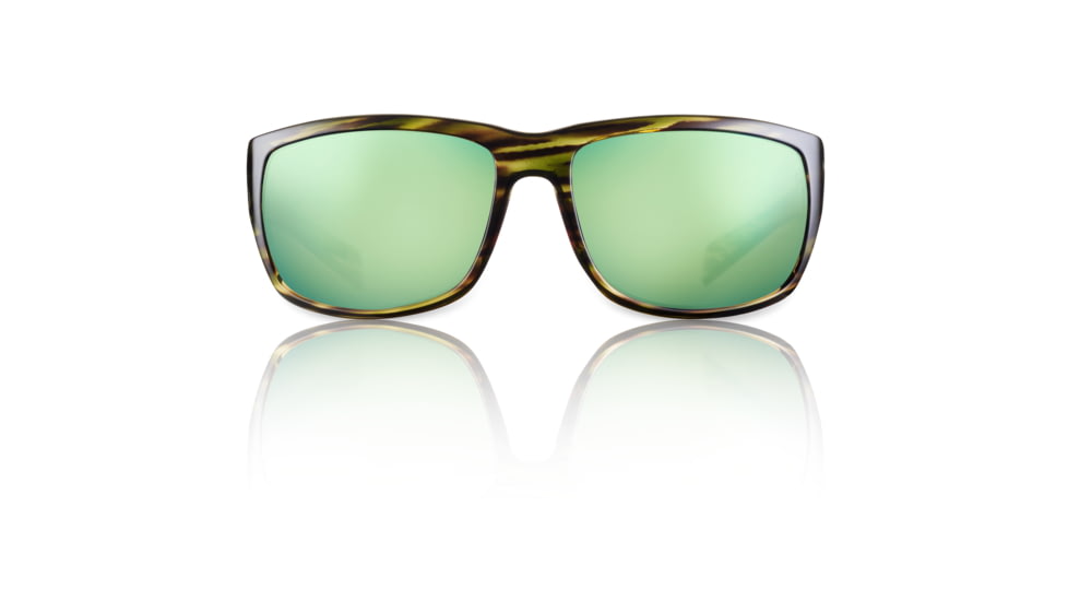 Redfin Polarized Amelia Sunglasses, Driftwood Frame, Seagrass Polarized Lens, One Size, 1509